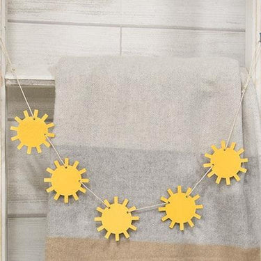Wooden Sunshine Mini Garland - The Fox Decor